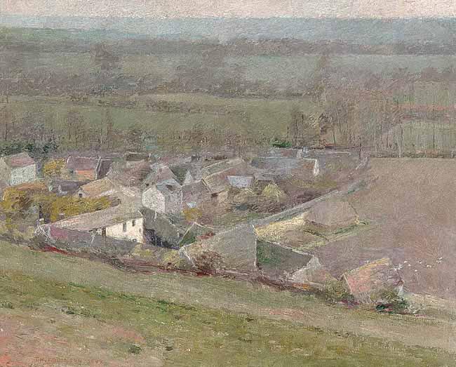Theodore Robinson A Birds Eye View France oil painting art